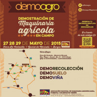 Díptico de presentación de Demoagro 2015
