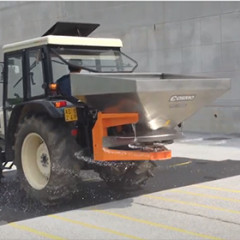 Testing with the RT-PRO salt spreader