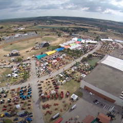 Video aéreo del recinto ferial de Santarém