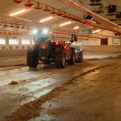 T6027 telehandler on a poultry farm in Ireland