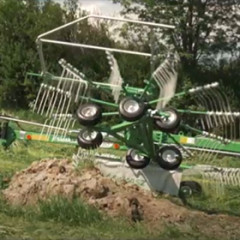 2-rotor rotary rakes SaMASZ